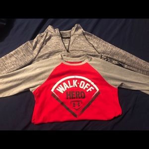 Set of baseball shirts